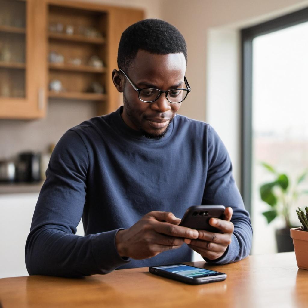 man comparing low deposit brokers